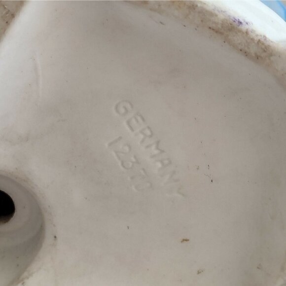 Vintage Pair Art Deco Sitzendorf German Porcelain Figurine Lamps Victorian Lady - Picture 10 of 12